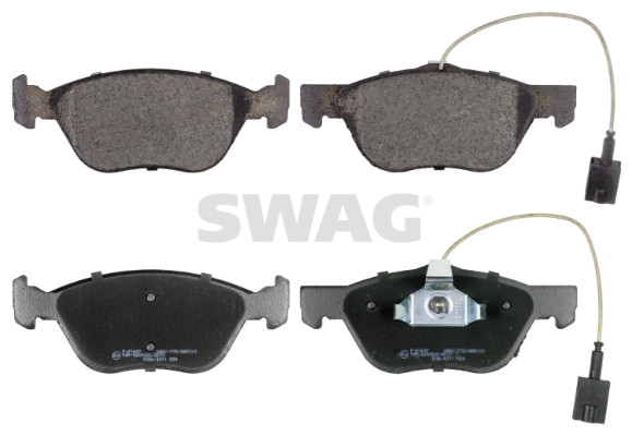 Sada brzdových platničiek kotúčovej brzdy SWAG